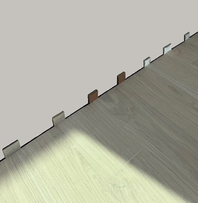 step5 完成後四周留伸縮縫並以矽利康收邊