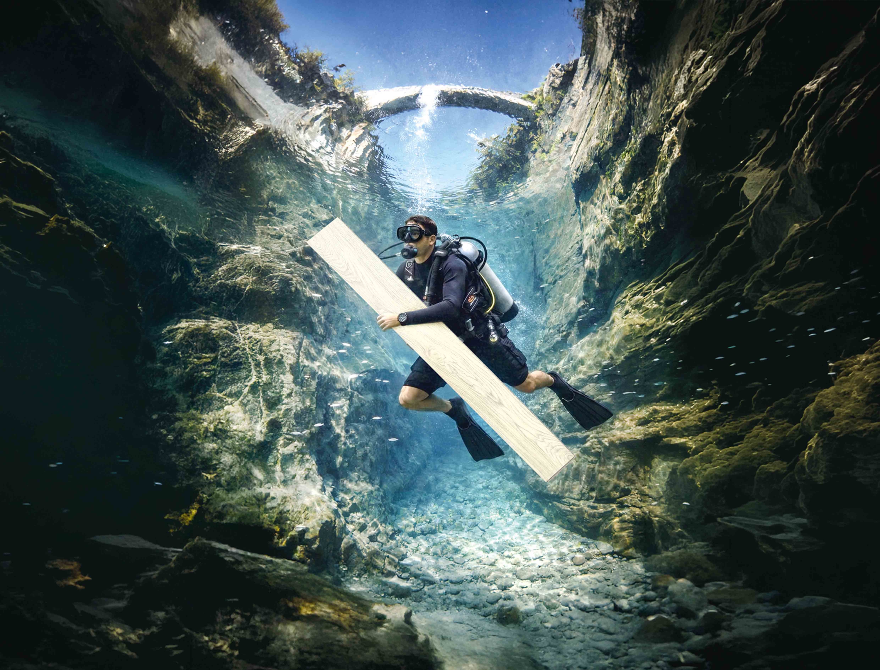 伊格潛水木地板